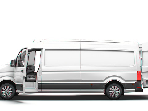 MAN TGE Van LWB HR HQInterior 2025 Modèle 3D