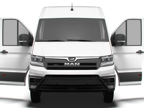 MAN TGE Van LWB HR HQInterior 2025 Modèle 3D