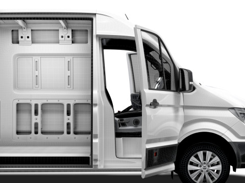 MAN TGE Van LWB HR HQInterior 2025 Modèle 3D