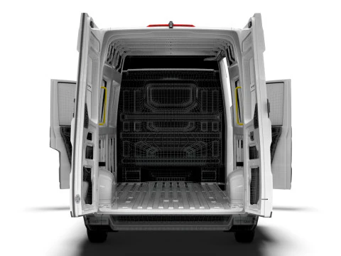 MAN TGE Van LWB HR HQInterior 2025 3D Model