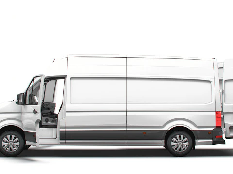 MAN TGE Van LWB SHR HQInterior 2025 3D Model