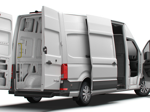 MAN TGE Van LWB SHR HQInterior 2025 3D 模型