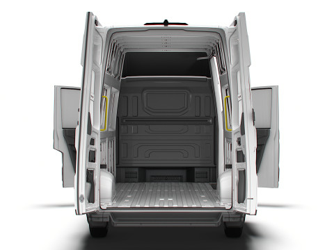 MAN TGE Van LWB SHR HQInterior 2025 3D 模型