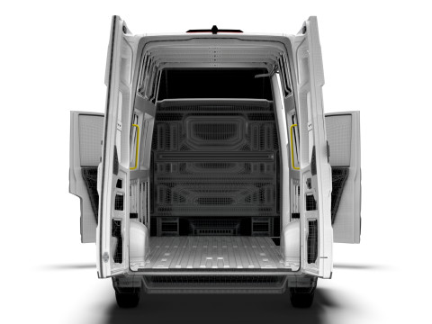 MAN TGE Van LWB SHR HQInterior 2025 3D 模型