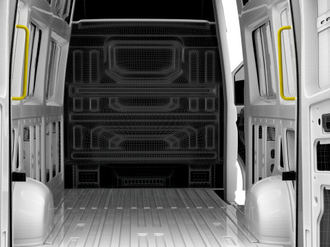 MAN TGE Van LWB SHR HQInterior 2025 3D 模型