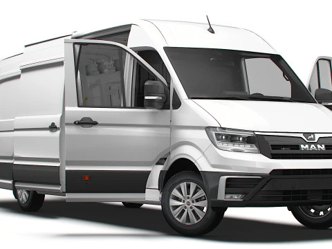 MAN TGE Van LWBM HR HQInterni 2025 Modello 3D
