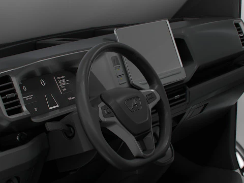 MAN TGE Van LWBM HR HQInterior 2025 Modelo 3D