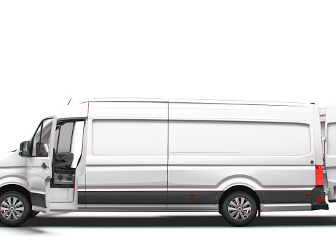 MAN TGE Van LWBM HR HQInterior 2025 Modelo 3D