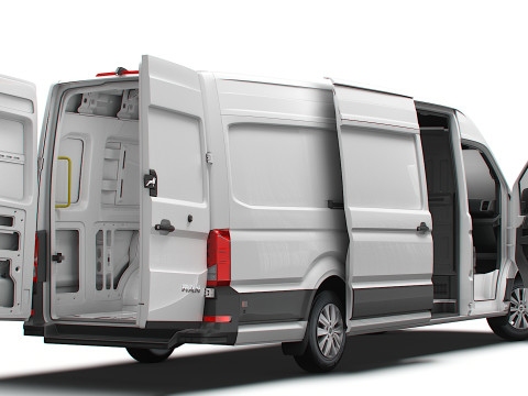 MAN TGE Van LWBM HR HQInterior 2025 Modelo 3D