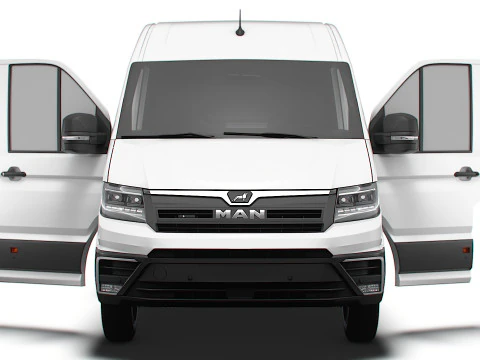MAN TGE Van LWBM HR HQInterior 2025 Modelo 3D