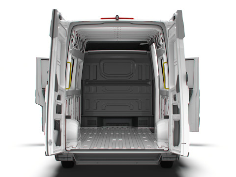 MAN TGE Van LWBM HR HQInterior 2025 Modelo 3D