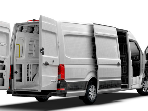 MAN TGE Van LWBM HR HQInterior 2025 Modelo 3D