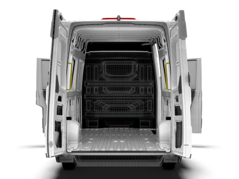 MAN TGE Van LWBM HR HQInterior 2025 Modelo 3D