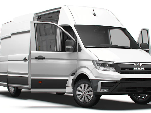 MAN TGE Van LWBM SHR HQInterni 2025 Modello 3D