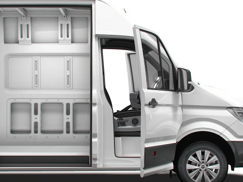 MAN TGE Van LWBM SHR HQInterior 2025 3D Model