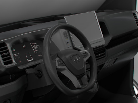 MAN TGE Van LWBM SHR HQInterior 2025 Model 3D