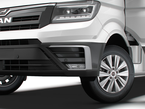 MAN TGE Van LWBM SHR HQInterior 2025 Model 3D