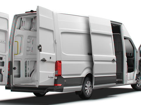 MAN TGE Van LWBM SHR HQInterior 2025 Model 3D