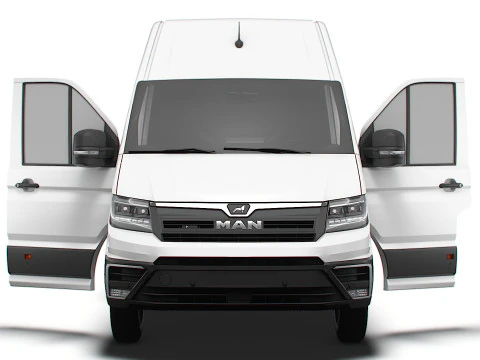 MAN TGE Van LWBM SHR HQInterior 2025 3D Model