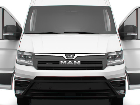 MAN TGE Van LWBM SHR HQInterior 2025 Model 3D