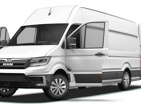 MAN TGE Van LWBM SHR HQInterior 2025 Model 3D