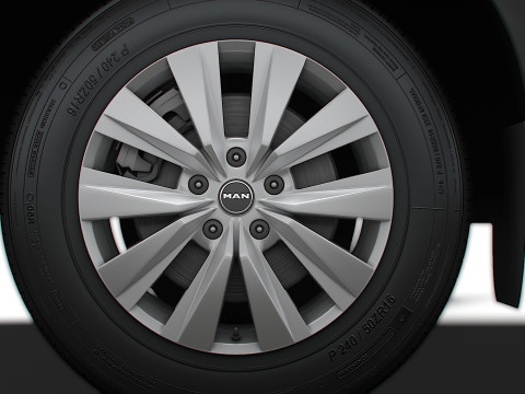 MAN TGE Van LWBM SHR HQInterior 2025 Model 3D