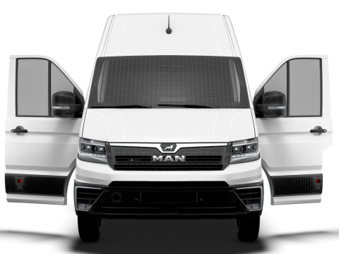 MAN TGE Van LWBM SHR HQInterior 2025 Model 3D