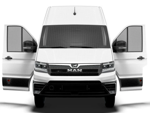MAN TGE Van LWBM SHR HQInterior 2025 3D Model