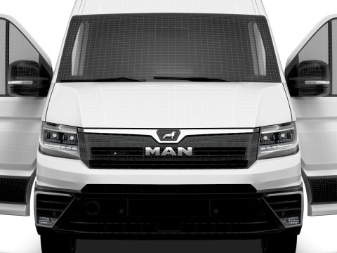 MAN TGE Van LWBM SHR HQInterior 2025 Model 3D