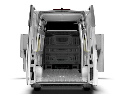 MAN TGE Van LWBM SHR HQInterior 2025 3D Model