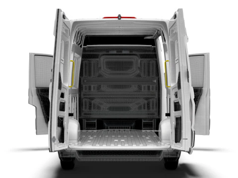 MAN TGE Van MWB HR HQInterior 2025 3D Model