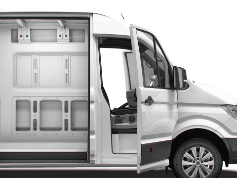 MAN TGE Van MWB LR HQInterior 2025 Modelo 3D