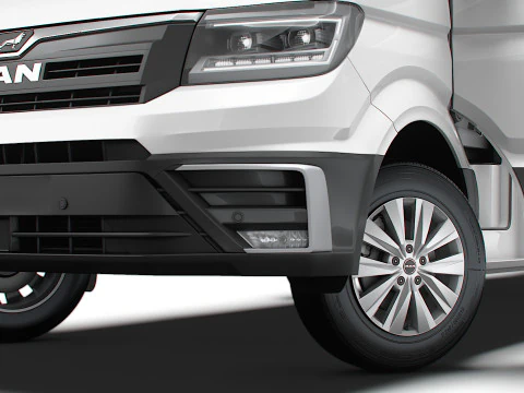 MAN TGE Van MWB LR HQInterior 2025 Modelo 3D