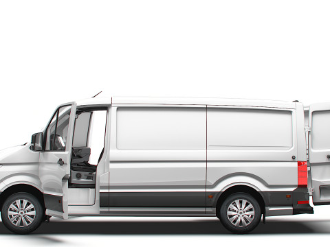 MAN TGE Van MWB LR HQInterior 2025 Modelo 3D