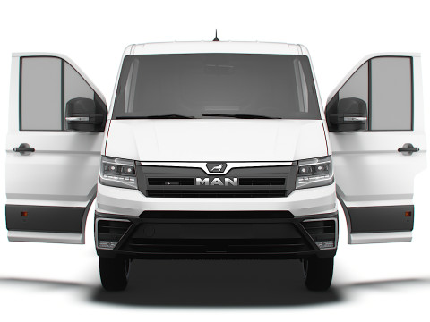 MAN TGE Van MWB LR HQInterior 2025 Modelo 3D