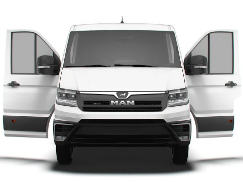 MAN TGE Van MWB LR HQInterior 2025 Modelo 3D