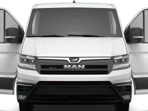 MAN TGE Van MWB LR HQInterior 2025 Modelo 3D