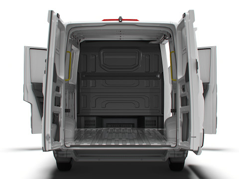 MAN TGE Van MWB LR HQInterior 2025 Modelo 3D