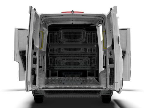 MAN TGE Van MWB LR HQInterior 2025 Modelo 3D
