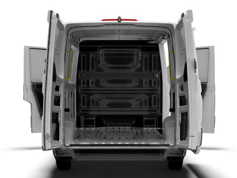 MAN TGE Van MWB LR HQInterior 2025 Modelo 3D