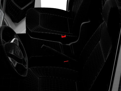 MAN TGE Van MWB LR HQInterior 2025 Modelo 3D