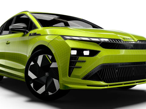 Skoda Enyaq RS 2026 3D Model