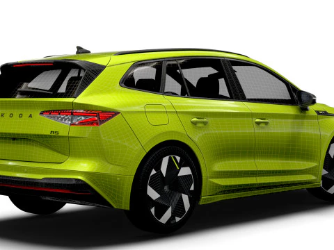 Skoda Enyaq RS 2026 3D Model