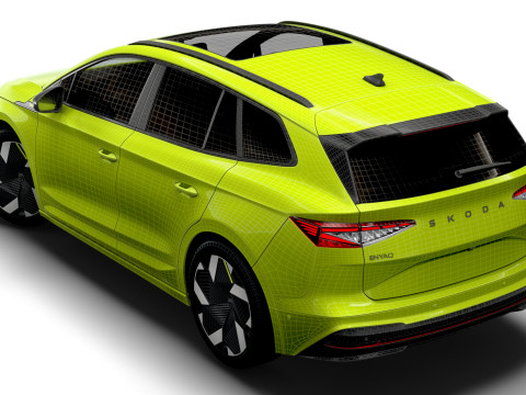 Skoda Enyaq RS 2026 Model 3D
