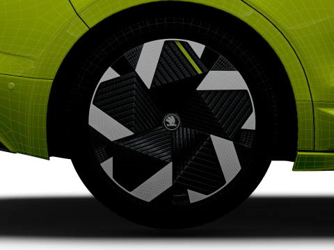 Skoda Enyaq RS 2026 3D Model