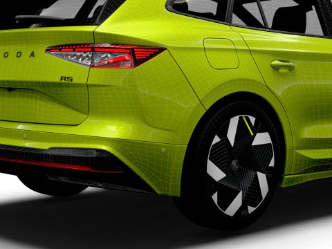 Skoda Enyaq RS 2026 3D Model