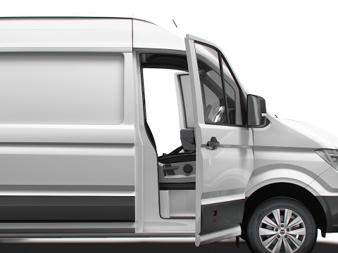 MAN TGE Van LWB HR HQInterior 2025 UKspec Model 3D