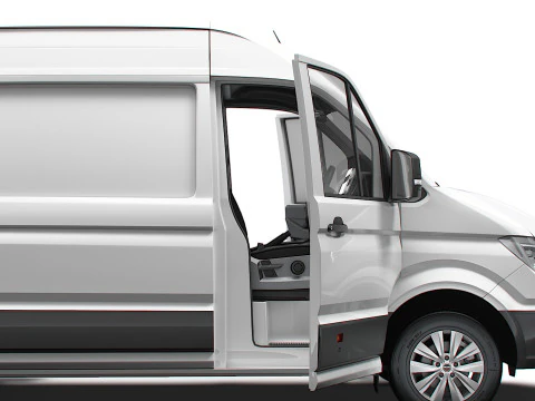 MAN TGE Van LWB HR HQInterior 2025 UKspec 3D Model