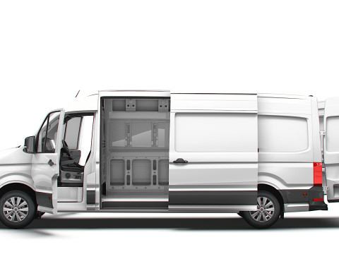 MAN TGE Van LWB HR HQInterior 2025 UKspec Model 3D