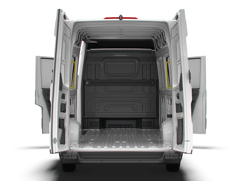 MAN TGE Van LWB HR HQInterior 2025 UKspec Model 3D